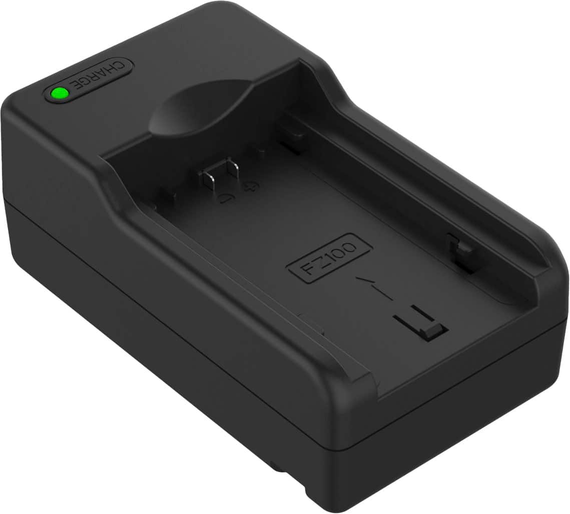 Digipower - Digital camera battery & charger kit, replacment for Sony NP-FZ100 battery and OEM charger - Black