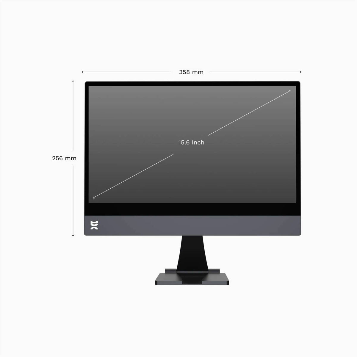 Espresso Displays - 15.6" IPS LED FHD Monitor (VGA, USB, HDMI, DVI) - Black