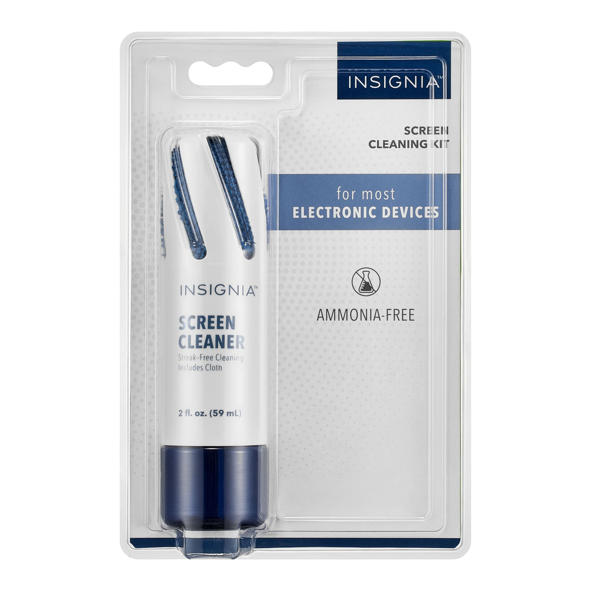 Insignia™ - 2 oz. Screen Cleaning Solution - Blue