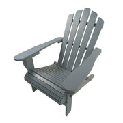 Silla Adirondack para exterior o interior - Nogal