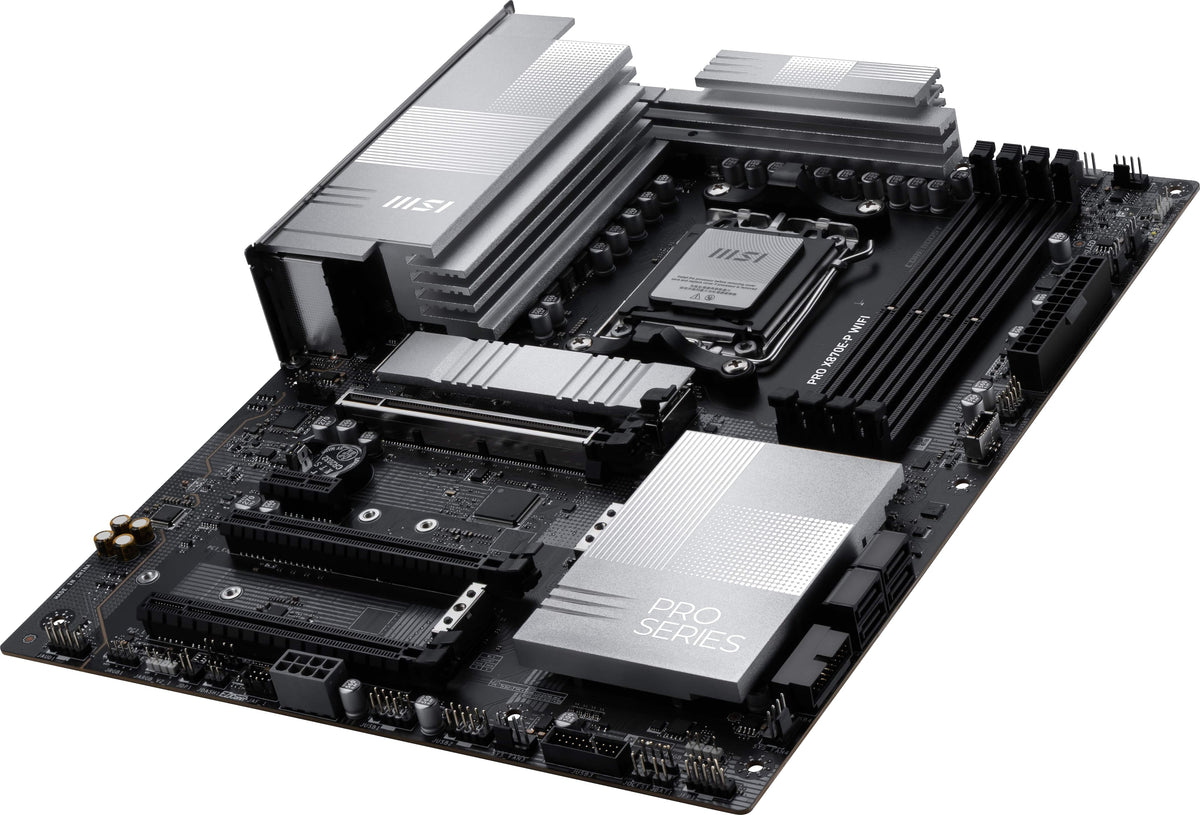MSI - PRO X870E-P WIFI (Socket AM5) AMD X870E ATX DDR5 Wi-Fi 7 Motherboard - Gray