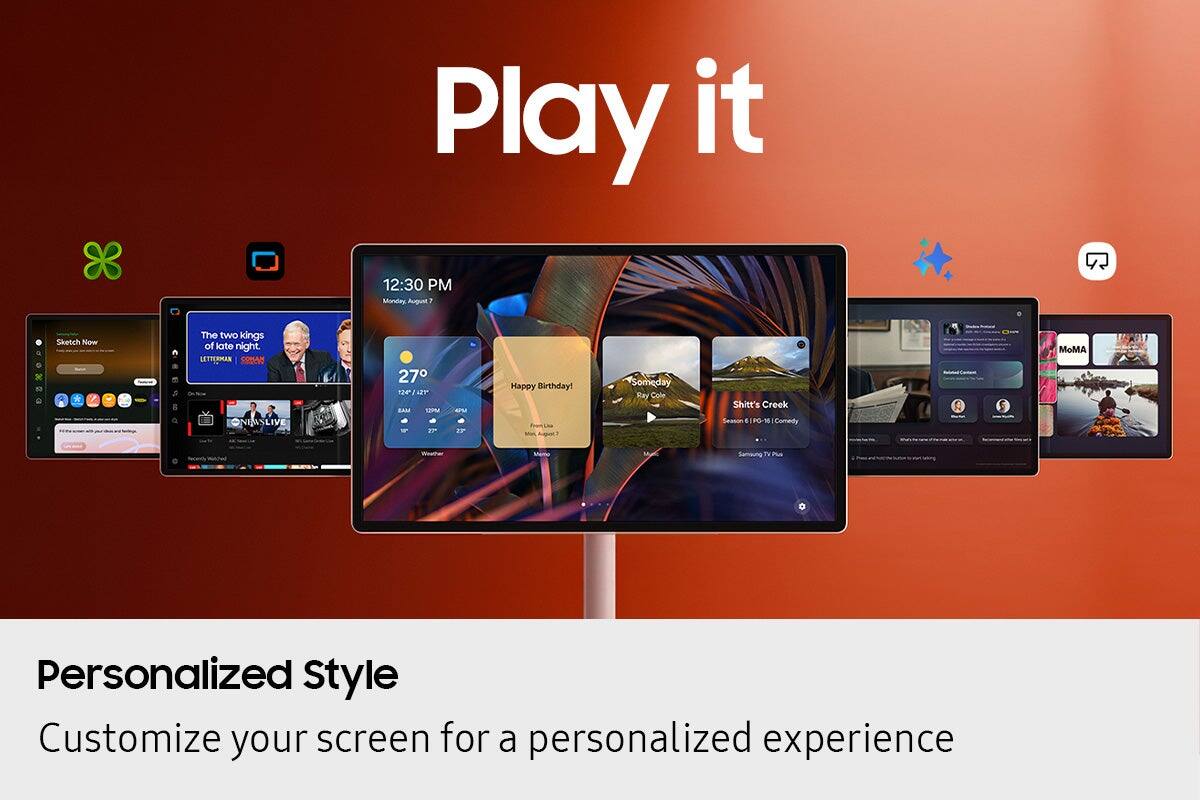 Samsung - The Movingstyle 27” Class QHD Portable Smart Touchscreen (2025)