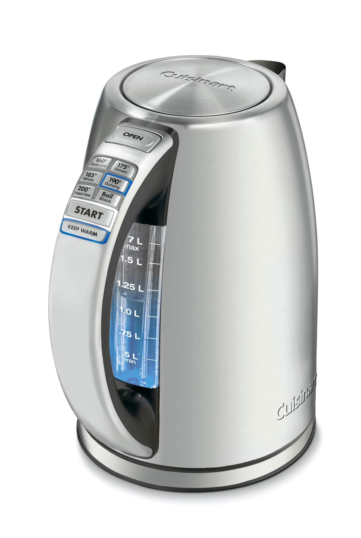 Cuisinart - PerfecTemp Cordless Electric Kettle - Silver