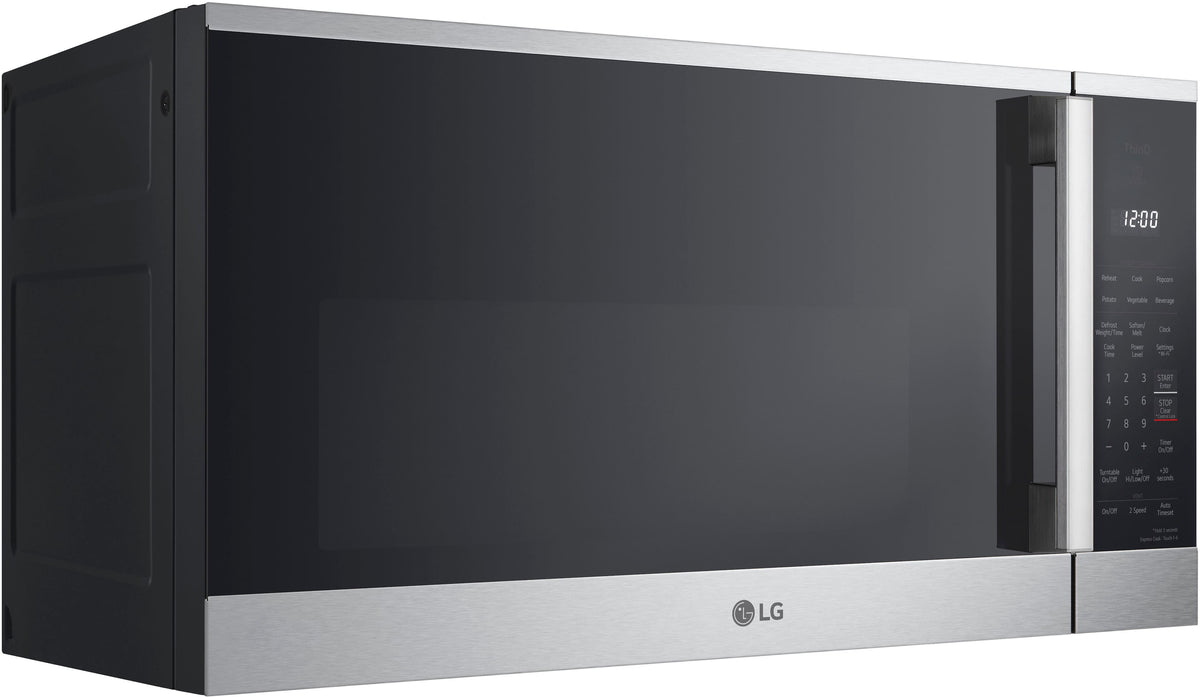 LG - 1.8 Cu. Ft. Over-The-Range Smart Microwave with Sensor Cooking and EasyClean - Stainless Steel