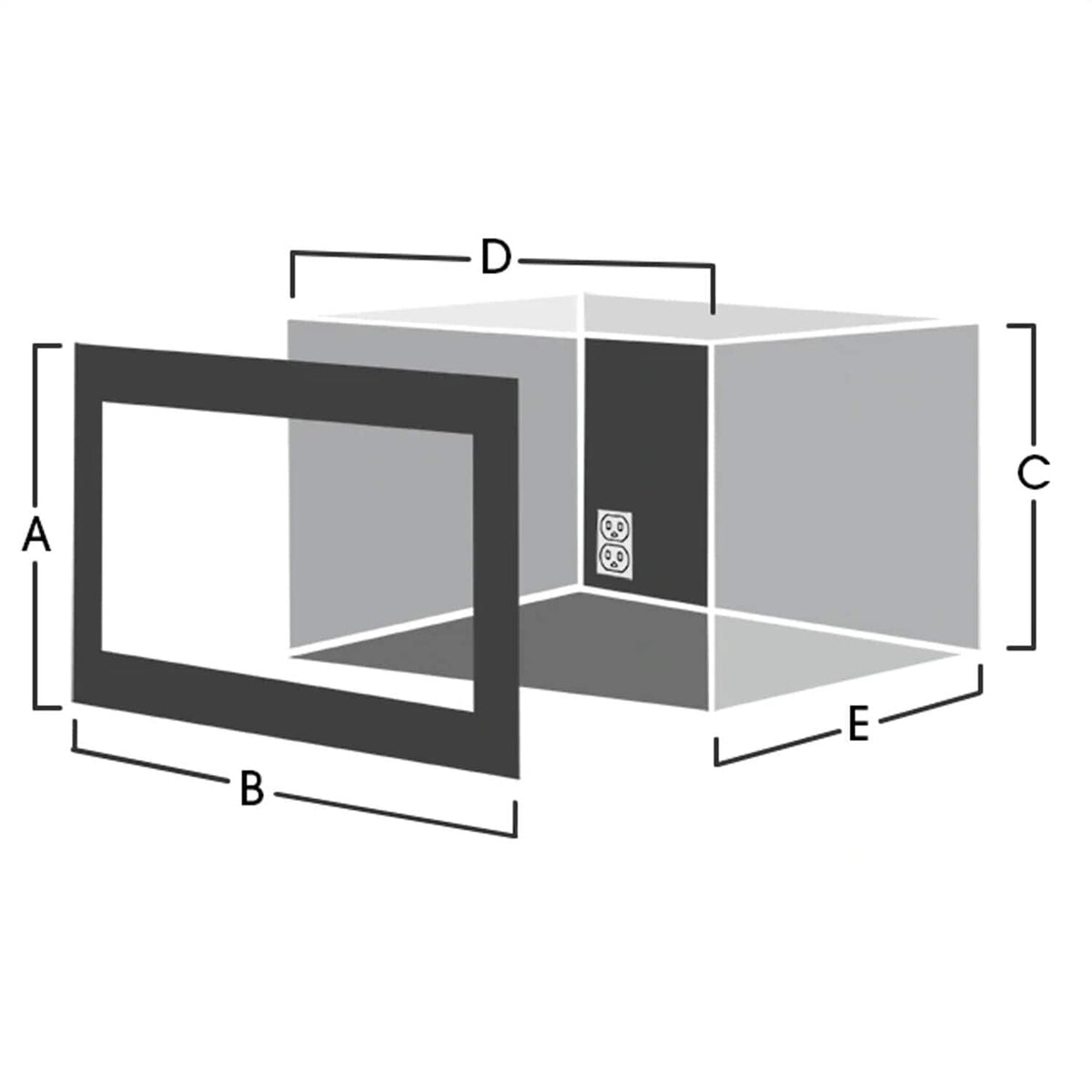 Sharp - 30 in. Built-In Microwave Trim Kit for SMC2266HS - Silver