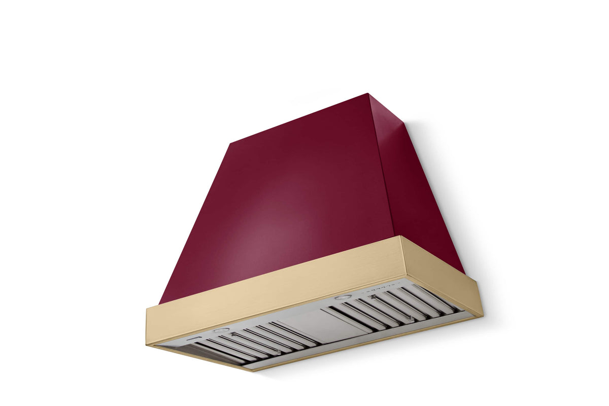 AGA - 36 inches - Externally Vented - Wall Range Hood - Cranberry