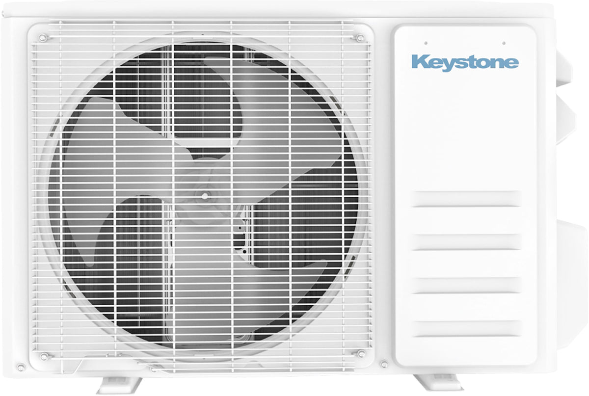 Keystone - Core 115V 400 Sq. Ft. 9,000 BTU Smart Mini Split Air Conditioner 10,000 BTU Heater - White