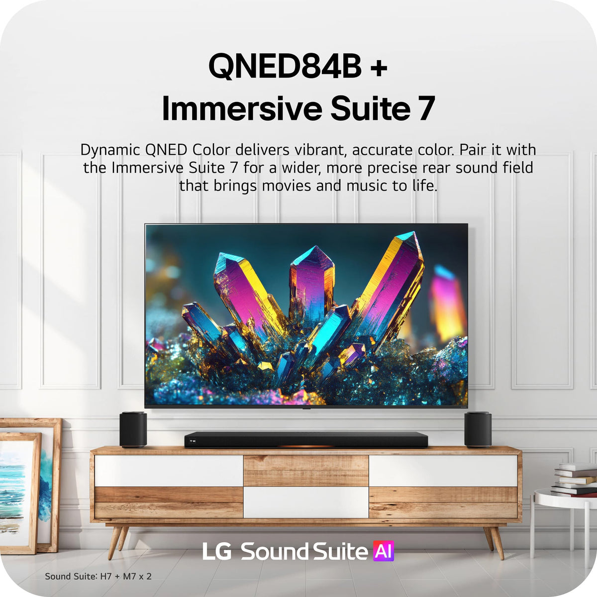 LG - 75" Class 84B Series QNED evo AI Mini LED 4K Smart webOS TV (2026)