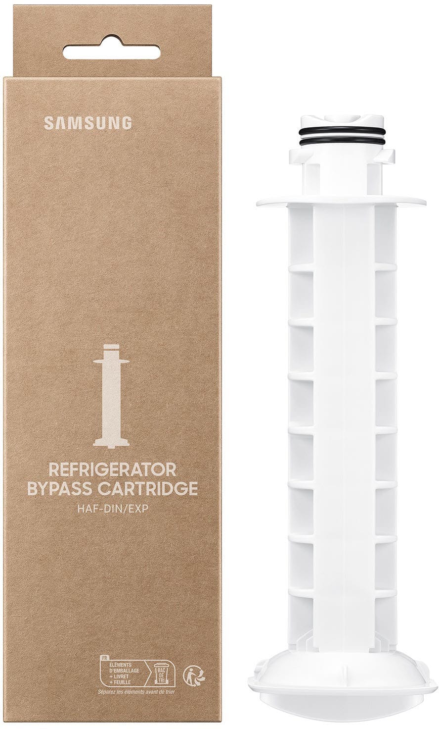 Samsung - Refrigerator Water Filter Bypass Plug Cap - White