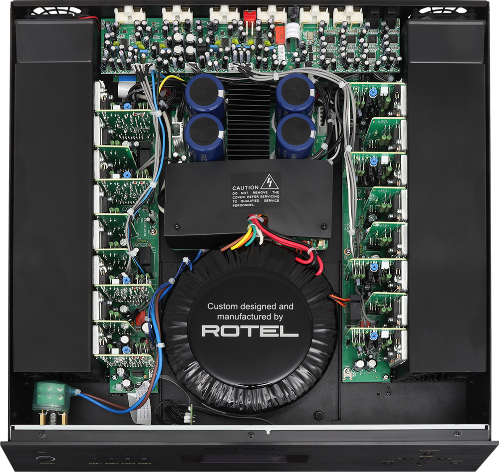 Rotel - C8+ 8-Ch CI Amplifier - Black