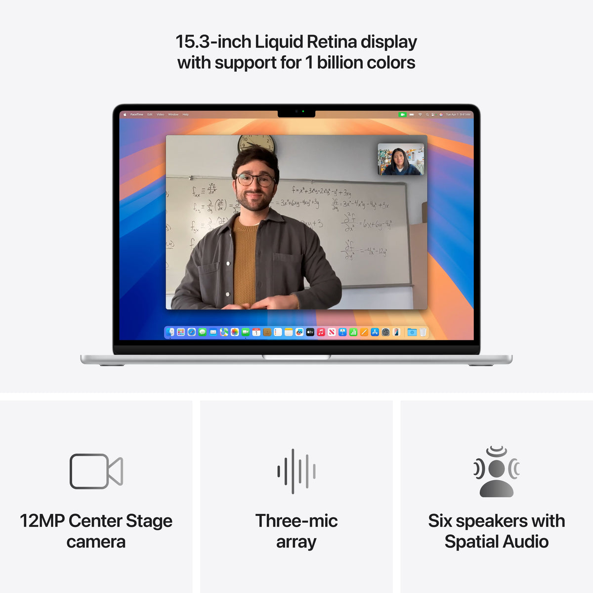 Apple - Refurbished MacBook Air 15-inch Laptop - Apple M4 chip Built for Apple Intelligence - 16GB Memory - 256GB SSD - Silver
