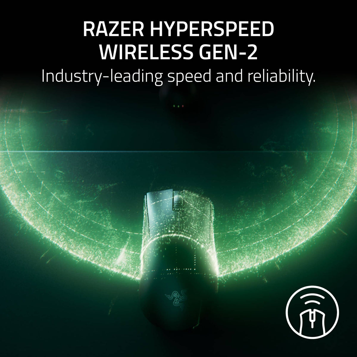 Razer - DeathAdder V4 Pro Lightweight Optical Gaming Mouse with 150 Hour Battery - Wireless - Black