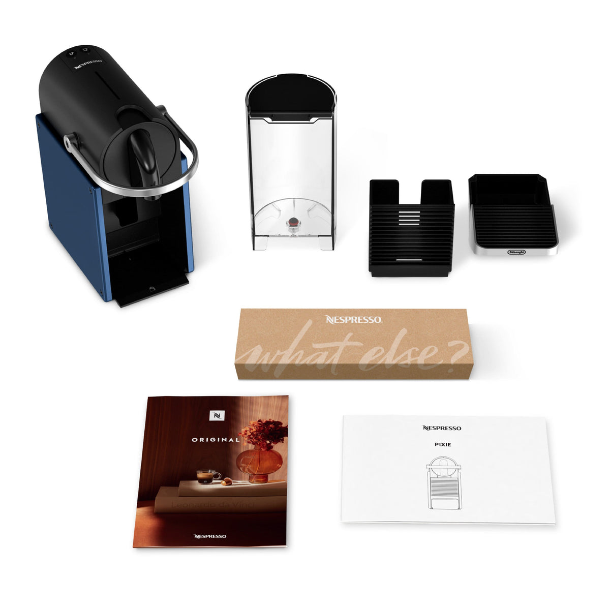 De'Longhi - Nespresso Pixie Single Serve Espresso Machine, 19-Bar - Dark Blue