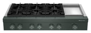 KitchenAid 48-inch 6-Burner Gas Commercial-Style Rangetop with Griddle - Juniper