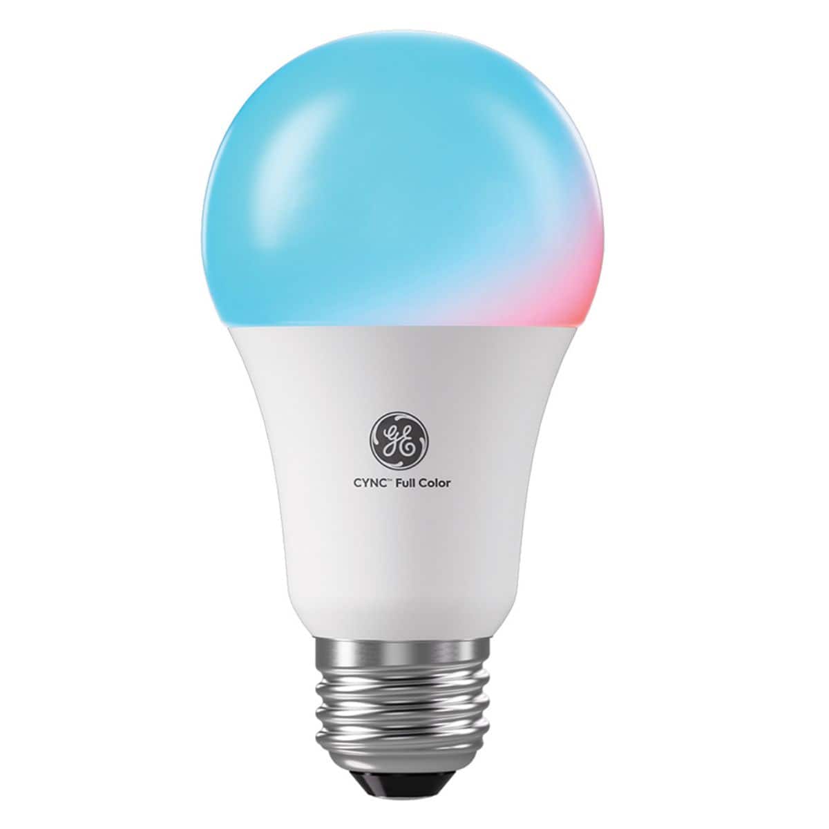 Cync - A19 LED Light Bulb, Matter Compatible, Color Changing, 2pk - Full Color