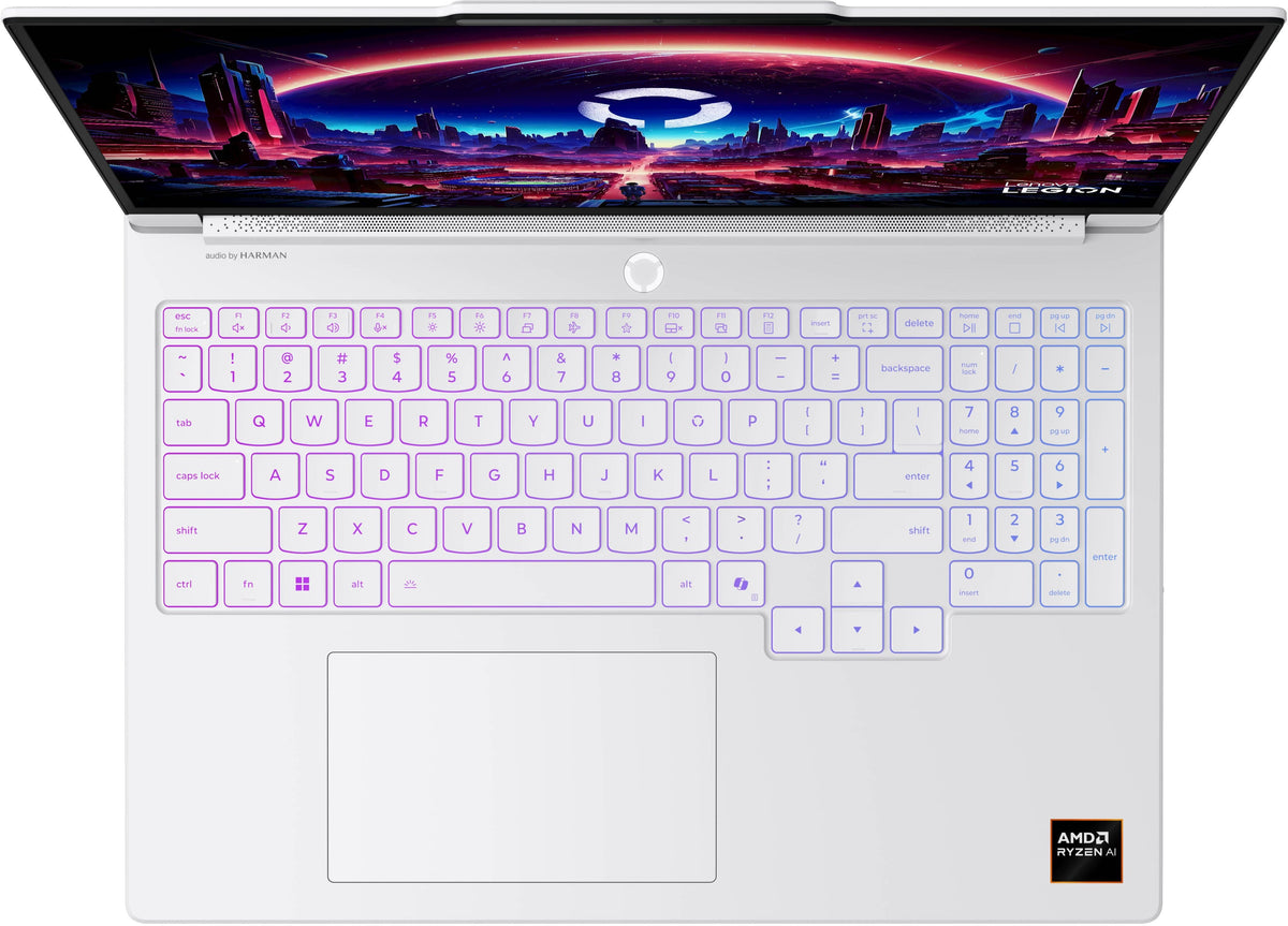 Lenovo - Legion 7a 16" 2.5K 240Hz OLED Gaming Laptop - AMD Ryzen AI 9 HX 470 2026 - 32GB RAM - NVIDIA GeForce RTX 5070 - 1TB SSD - Glacier White