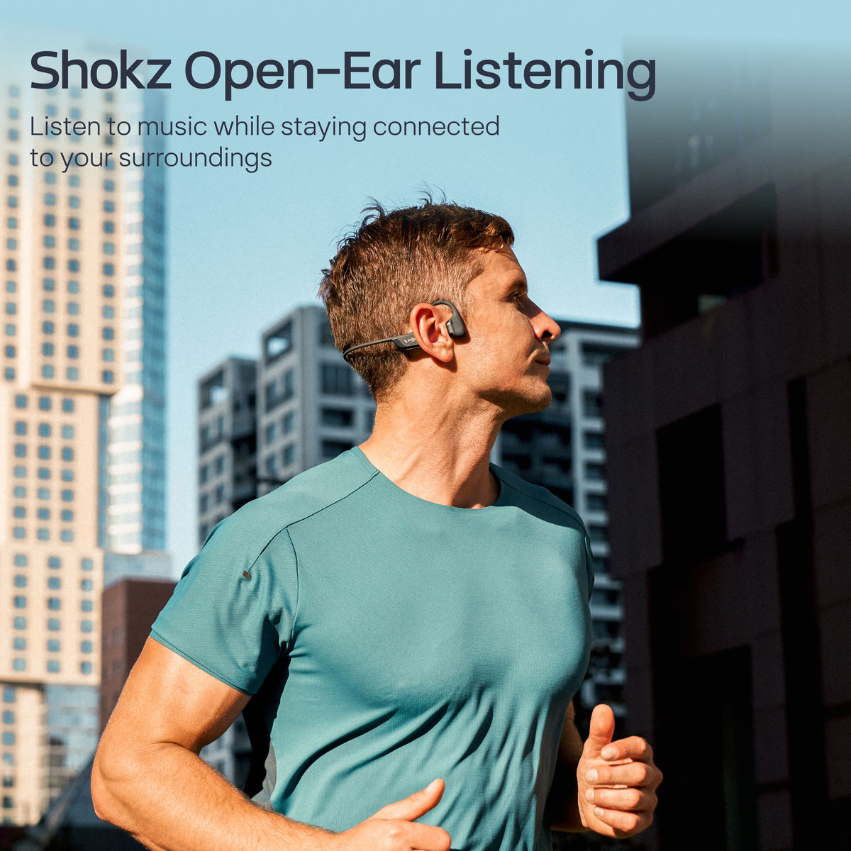 Shokz - OpenRun Pro 2 Mini Wireless Bone Conduction Open-Ear Bluetooth Sports Headphones - Black