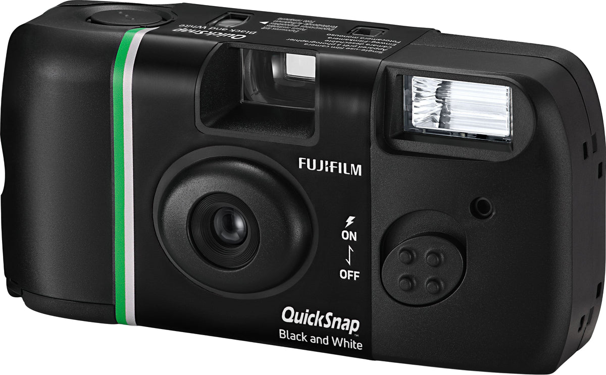 Fujifilm - QuickSnap and White Single-Use Camera - Black