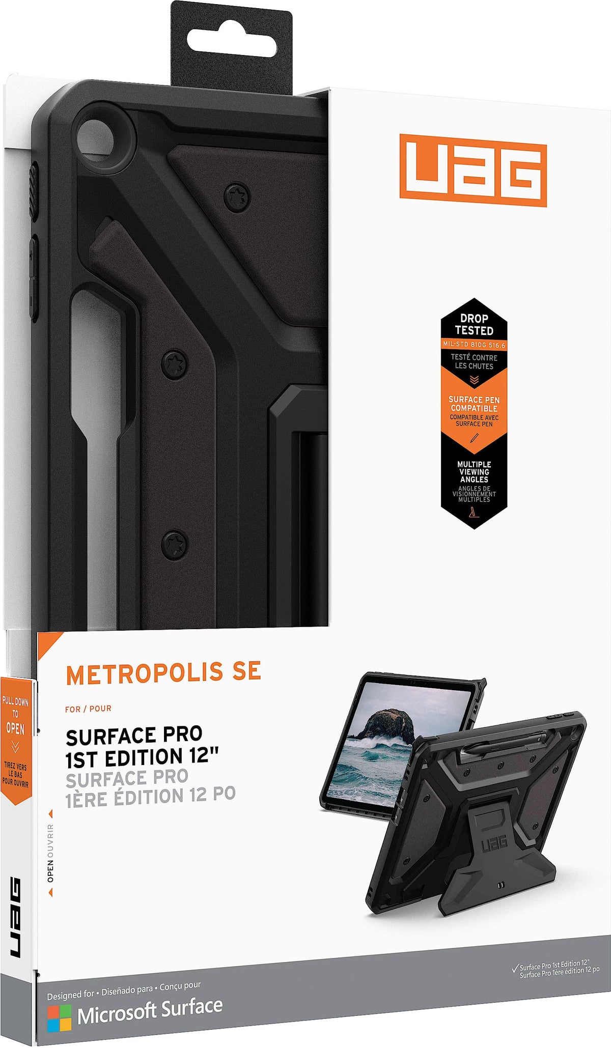 UAG - Metropolis SE Series Case for Microsoft Surface Pro 12" - Black