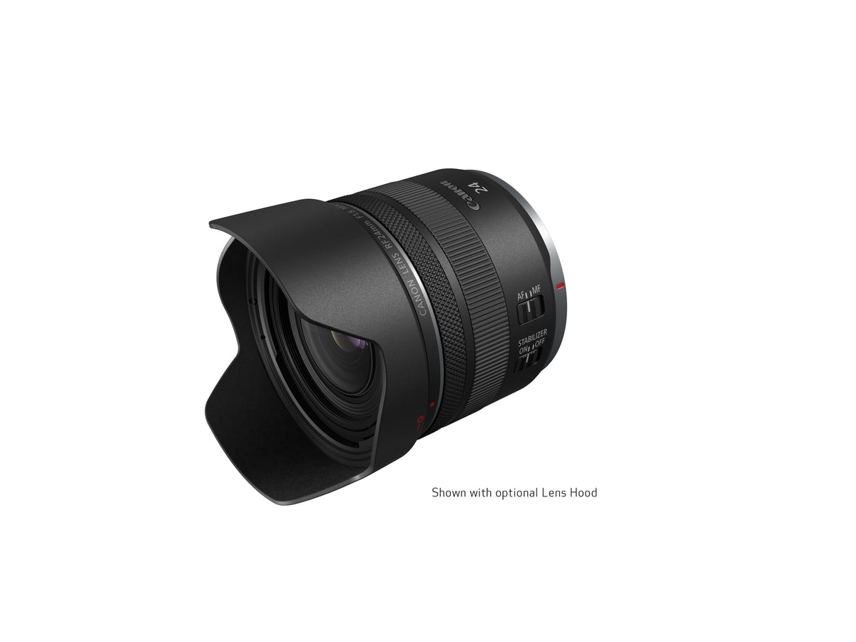 Canon - RF 24mm F1.8 MACRO IS STM Wide Angle Prime Lens for EOS R-Series Cameras - Black