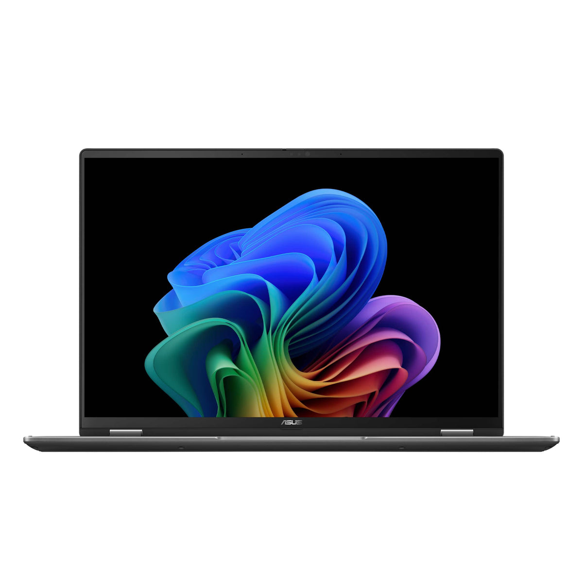 ASUS - Vivobook 16 Flip 16" 2K OLED Laptop - Intel Core Ultra 7 - 16GB RAM - 512GB SSD - Copilot+ PC - Matte Gray
