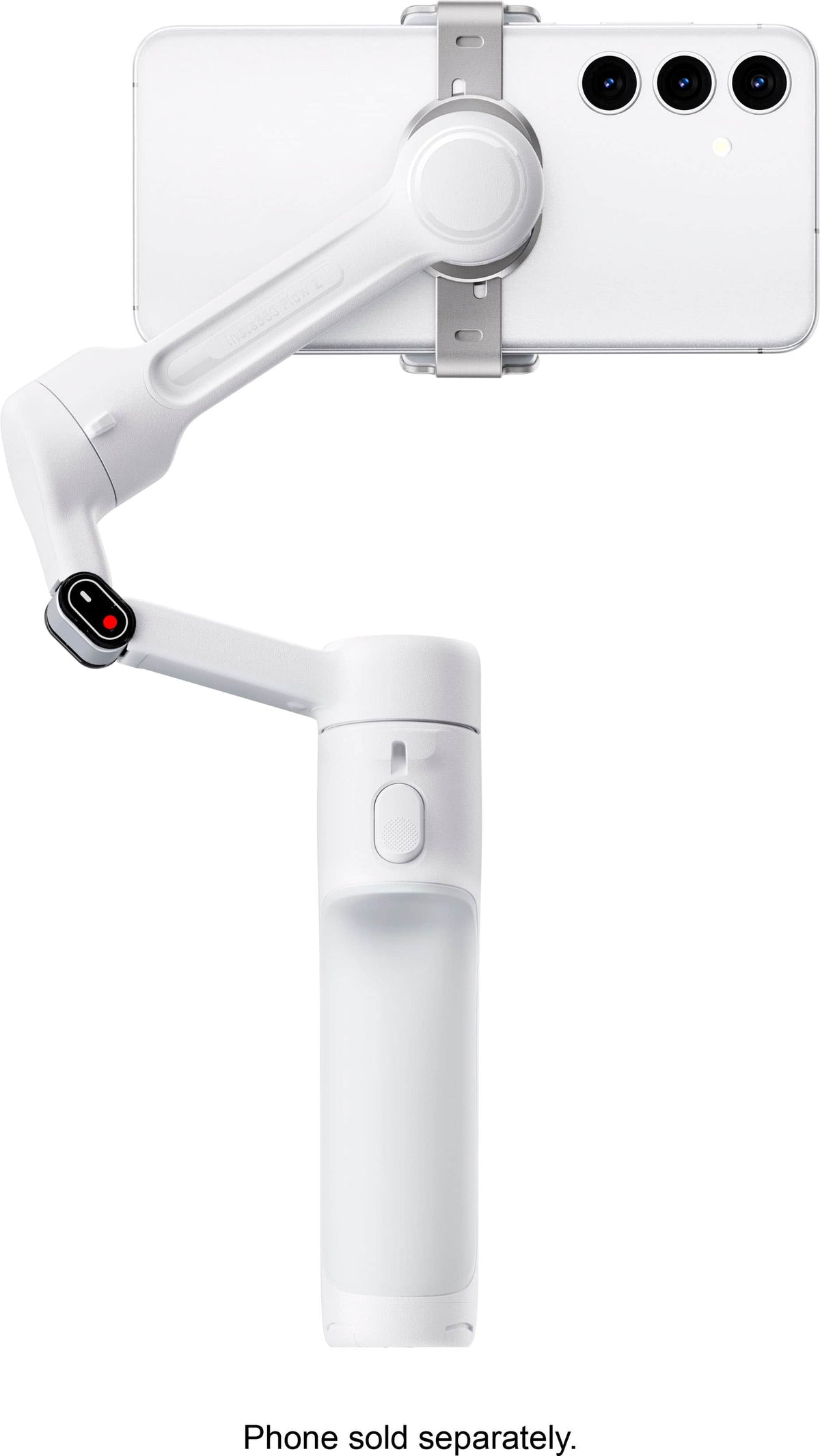 Insta360 - Flow 2 AI Tracker Bundle Gimbal Stabilizer for Smartphones - Summit White