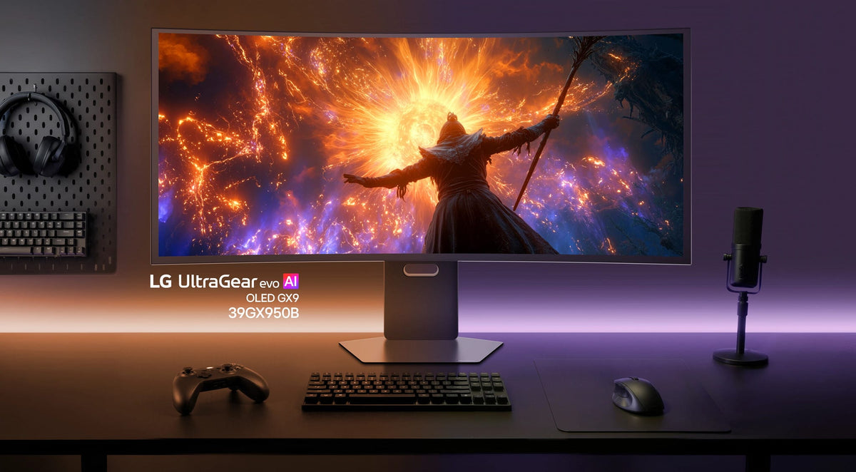 LG - UltraGear evo GX9 39" 5K2K OLED 165Hz 0.03ms G-SYNC FreeSync Premium Pro Gaming Monitor with DisplayHDR TRUE 500 - Black