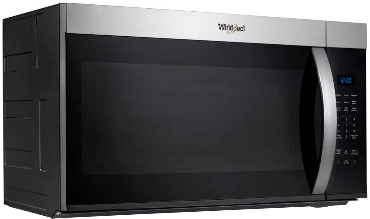 Whirlpool - 1.7 Cu. Ft. Over-the-Range Microwave with 1000-Watts Cooking Power - Stainless Steel
