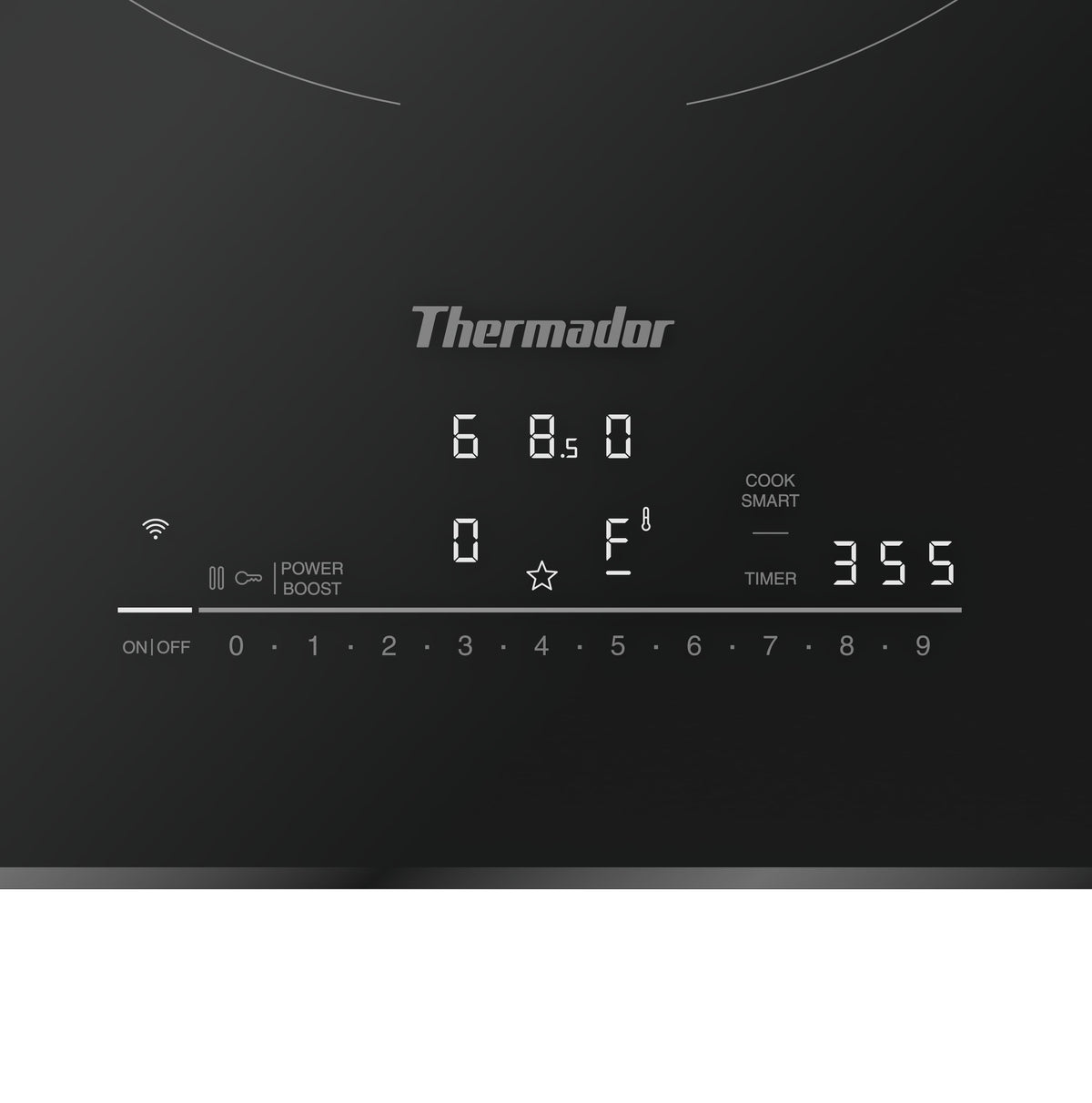 Thermador - Masterpiece Series 36" Built-In Electric Induction Smart Cooktop with 5 Elements - Black