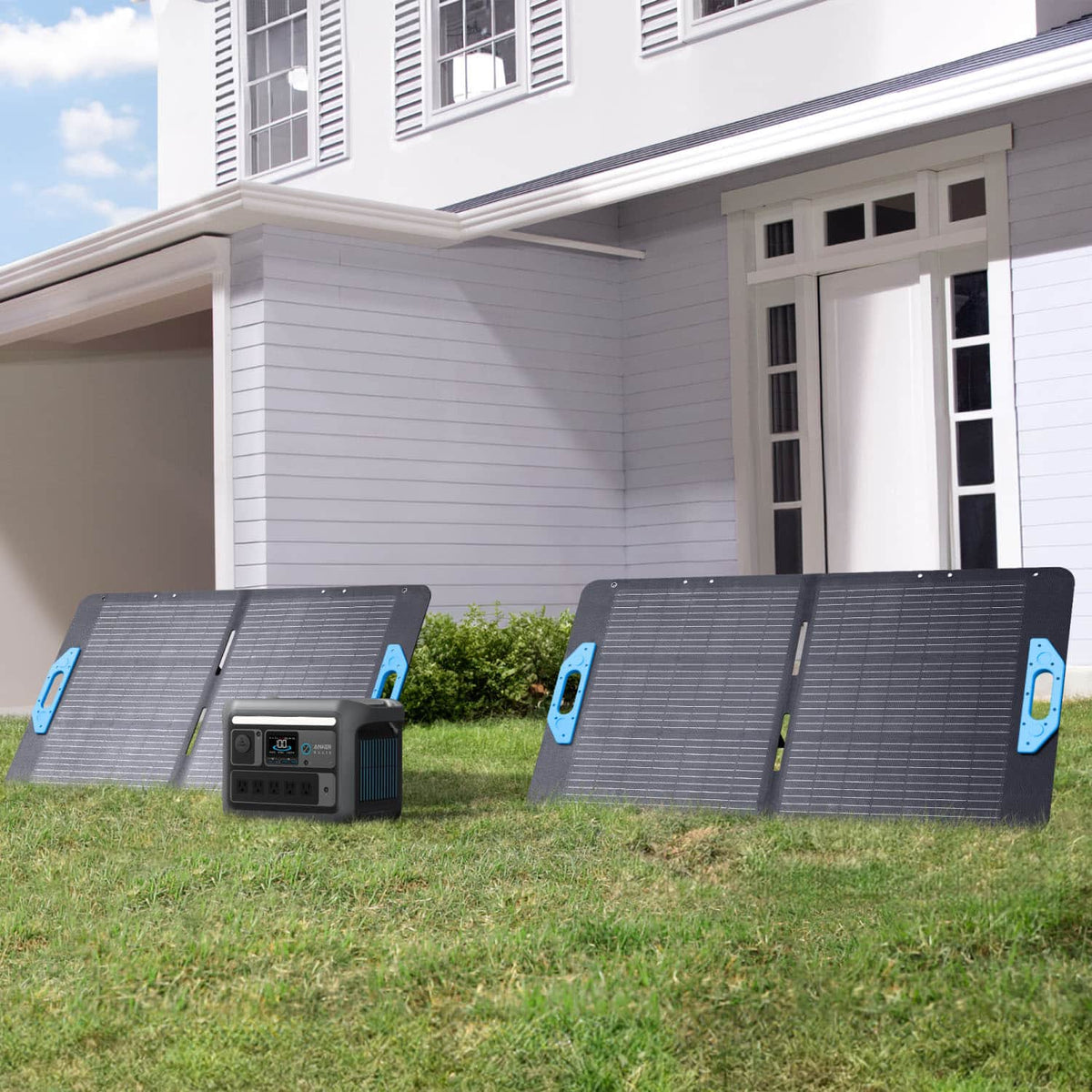 Anker - SOLIX PS100 Portable Solar Panel 100W - Black
