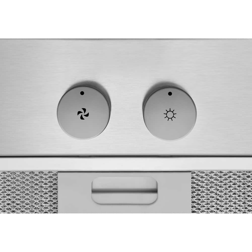 Broan - 21 inches - Convertible - Range Hood Insert - Stainless Steel