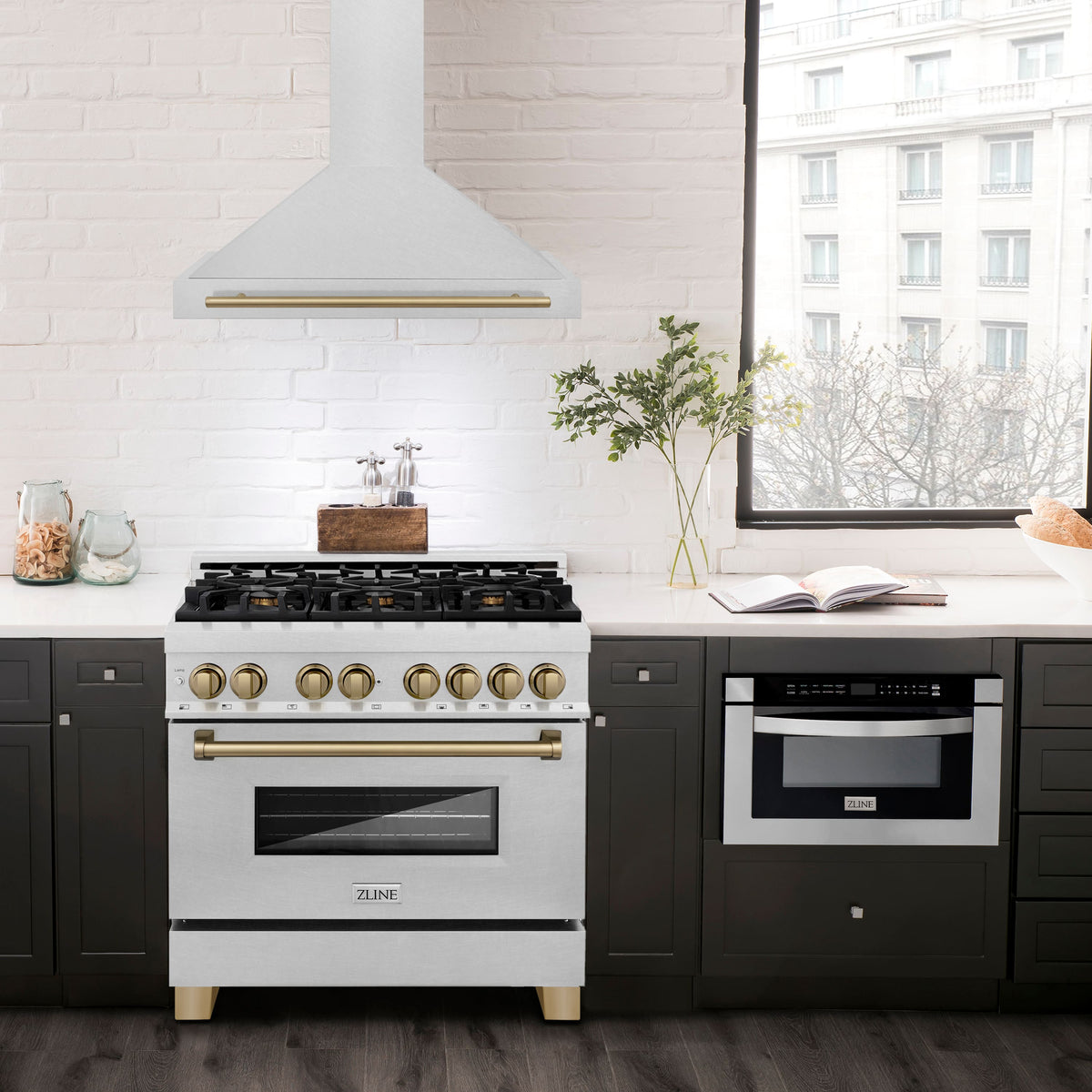 ZLINE Autograph Edition - 36 inches - Externally Vented - Wall Range Hood - Stainless Steel