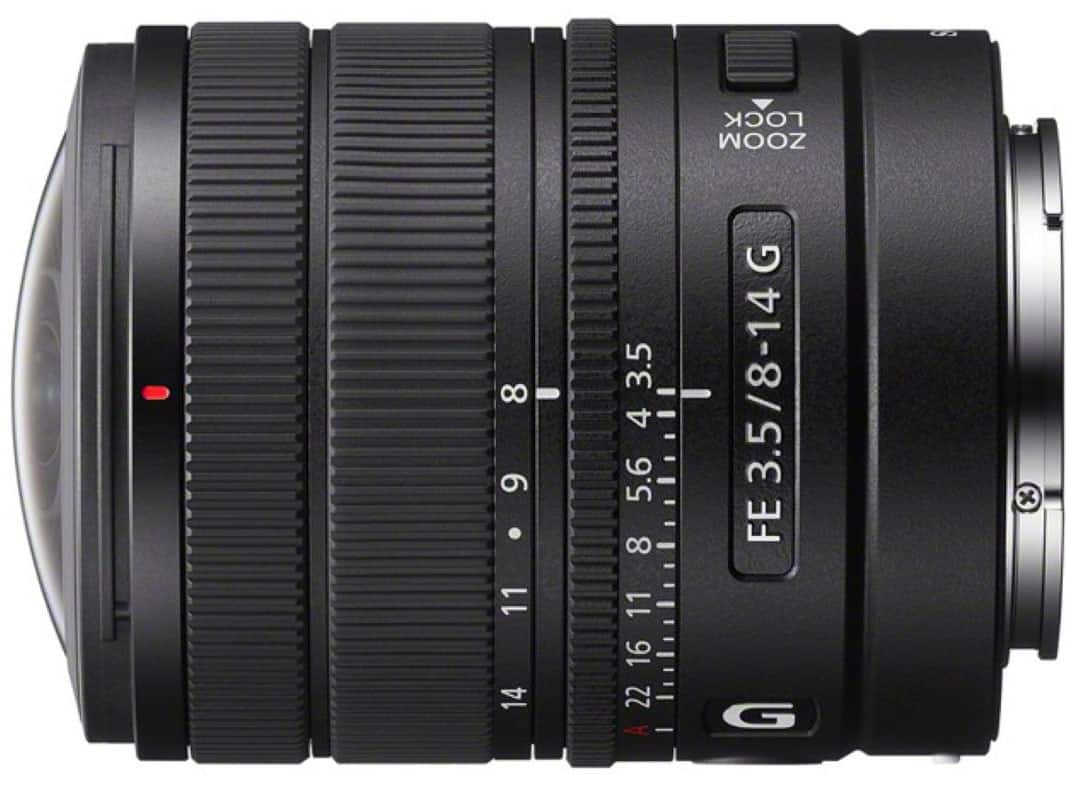 FE 8-14mm F3.5G Fisheye Zoom Lens for Sony DSLR and Mirrorless Cameras - Black