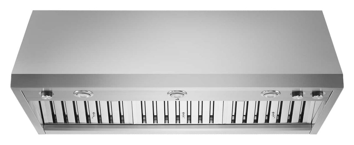 JennAir - 48 inches - Externally Vented - Wall Range Hood - Lustre Stainless