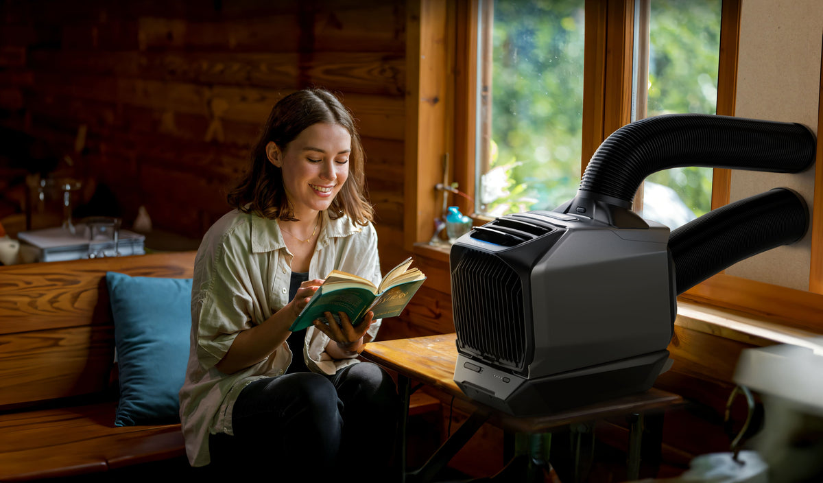 EcoFlow - Wave 3 - 180 Sq. Ft. Portable Air Conditioner - Gray