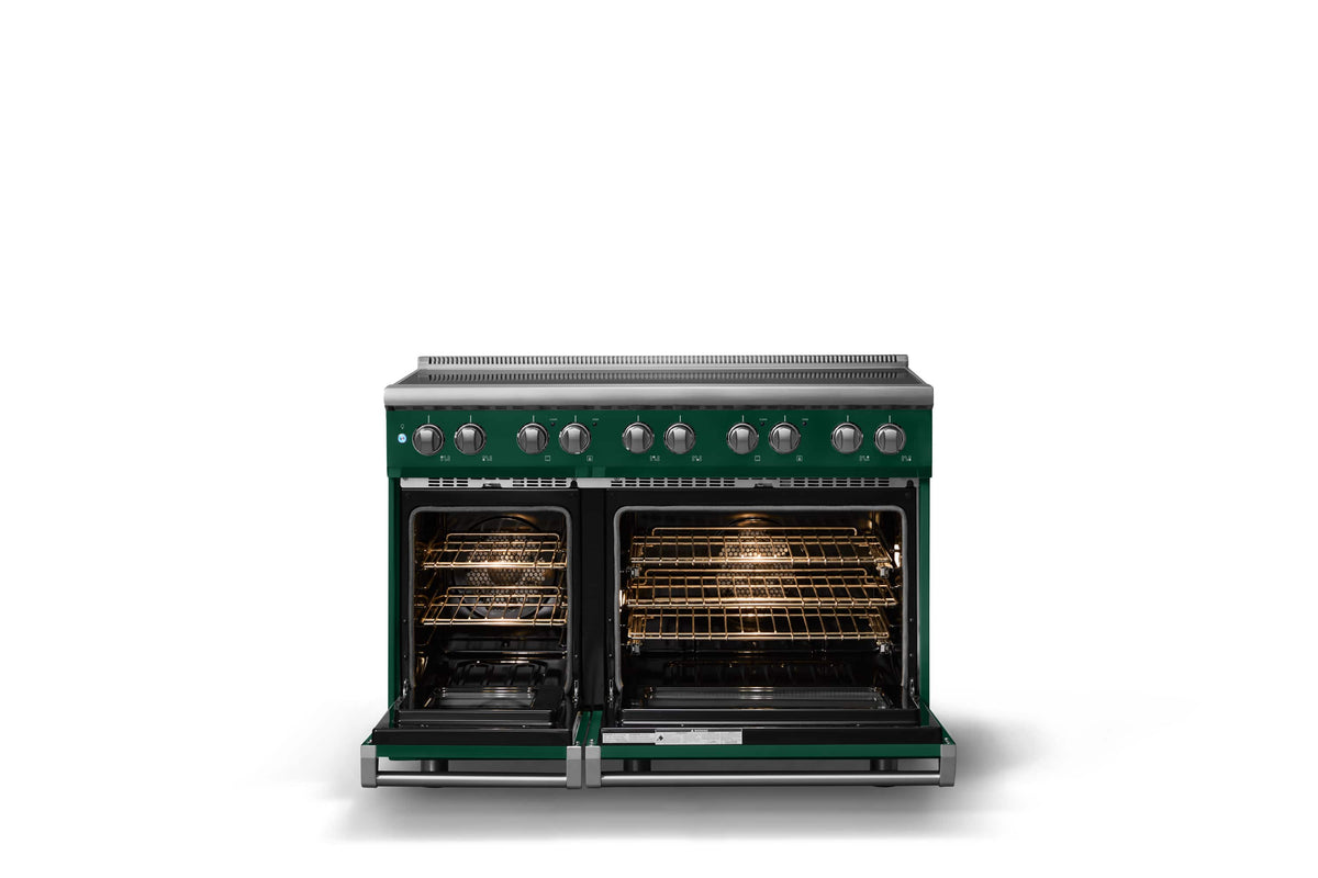Viking - 48 in. Wide 6 Elements Pro 5 Series 7.3 Cu. Ft. Freestanding 6 Element Induction Convection Range - Ivy