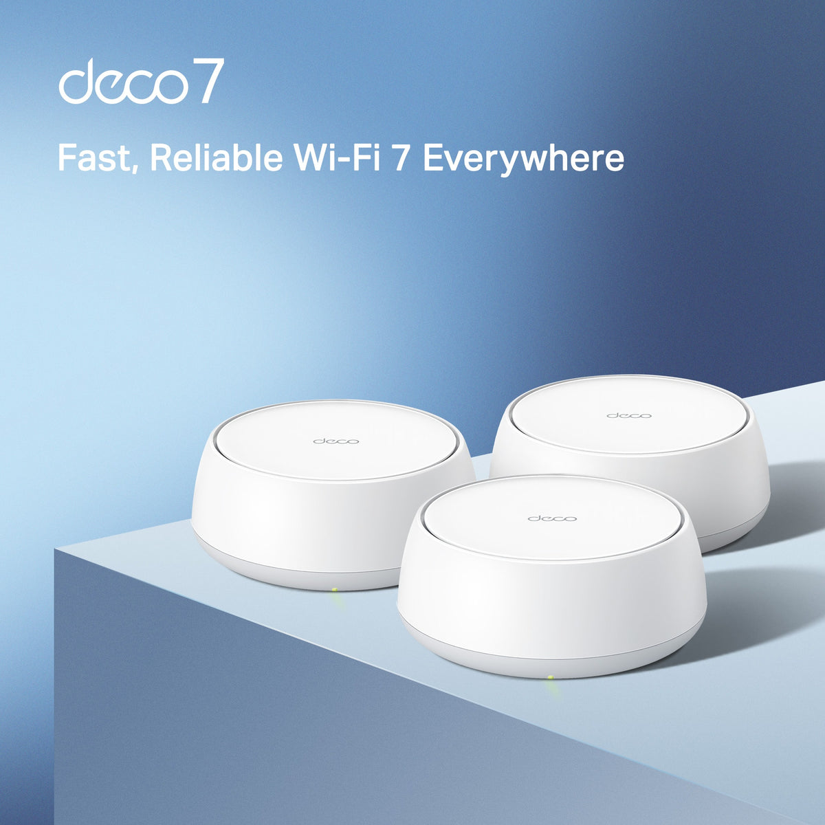 TP-Link - Deco 7 BE3600 Dual-Band Wi-Fi 7 Whole Home Mesh Router System – Deco BE3600 (3-Pack) - White