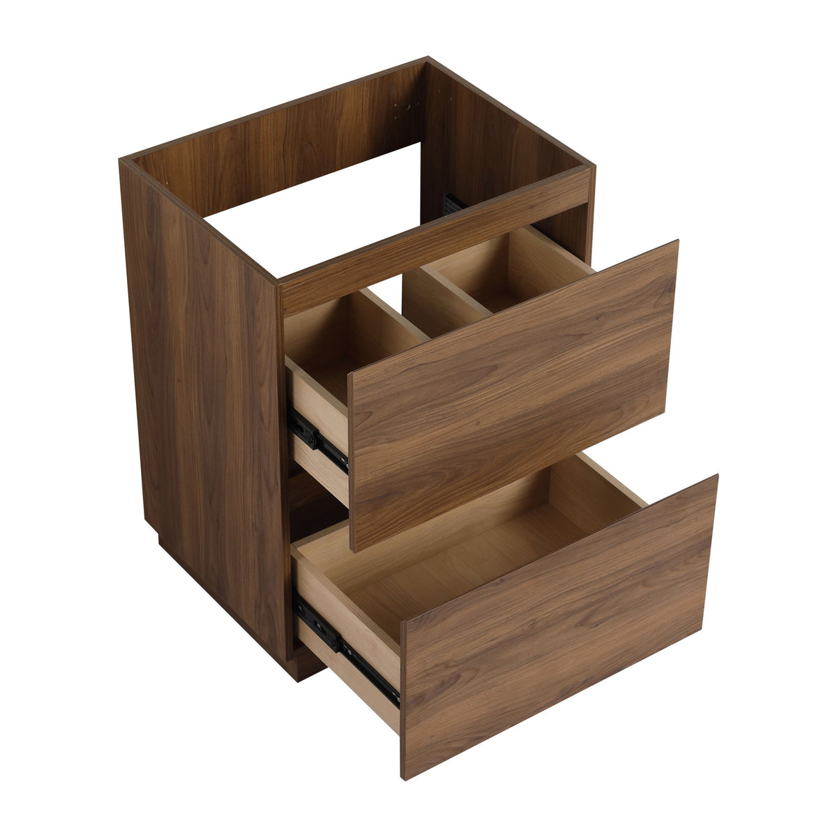 Mueble de baño moderno independiente con doble cajón