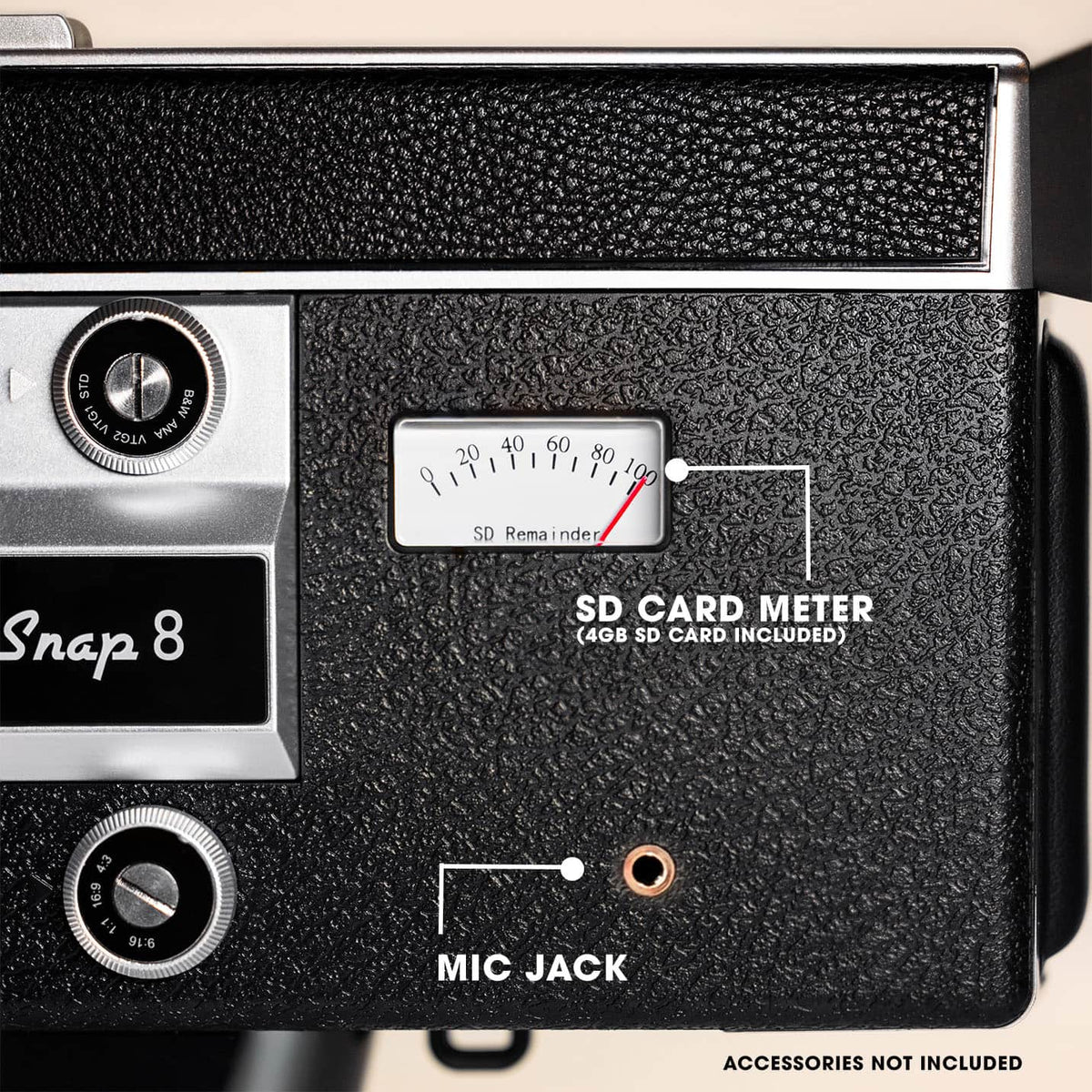 Camp Snap - CS-8 Digital Video Camera - Black