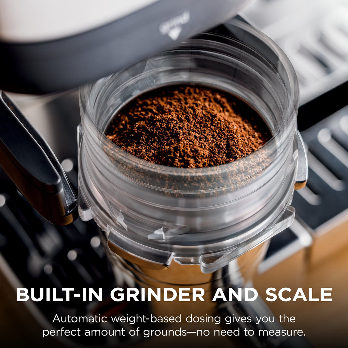 Ninja - Luxe Café Premier Series 3-in-1 Espresso, Coffee, and Cold Brew Machine with Grinder and Scale, and Hands-Free Frother - Stainless Steel