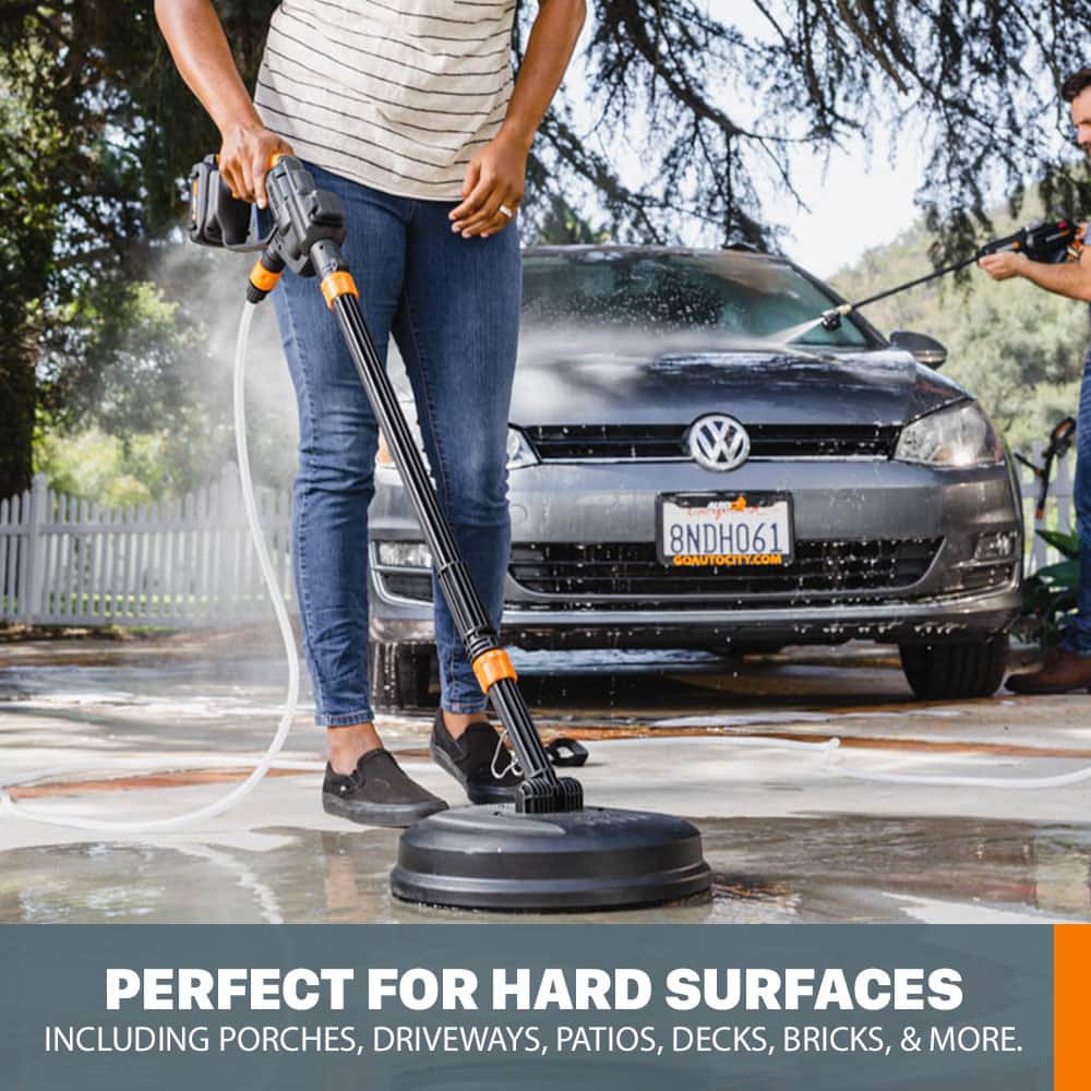 WORX - WA1800 Hydroshot Patio Surface Cleaning Attachment - Black