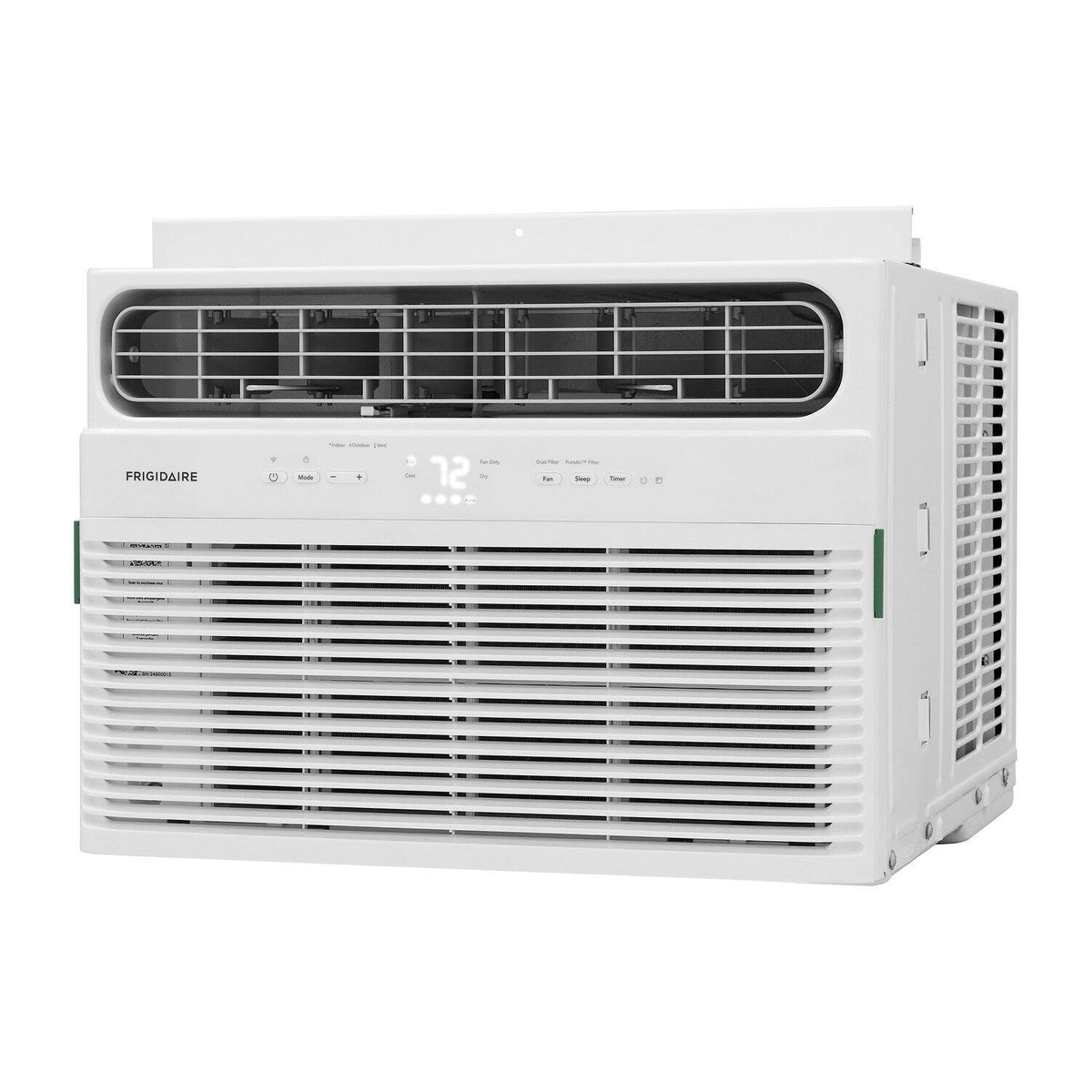 Frigidaire - 12,000 BTU 550 Sq. Ft. Smart Window Air Conditioner with Remote - White