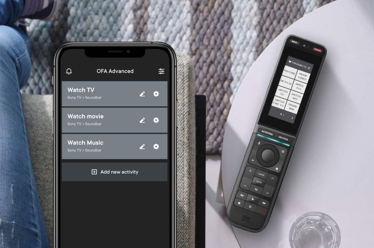 One for All - Smart Control Pro Touch 12 TV Remote - Black