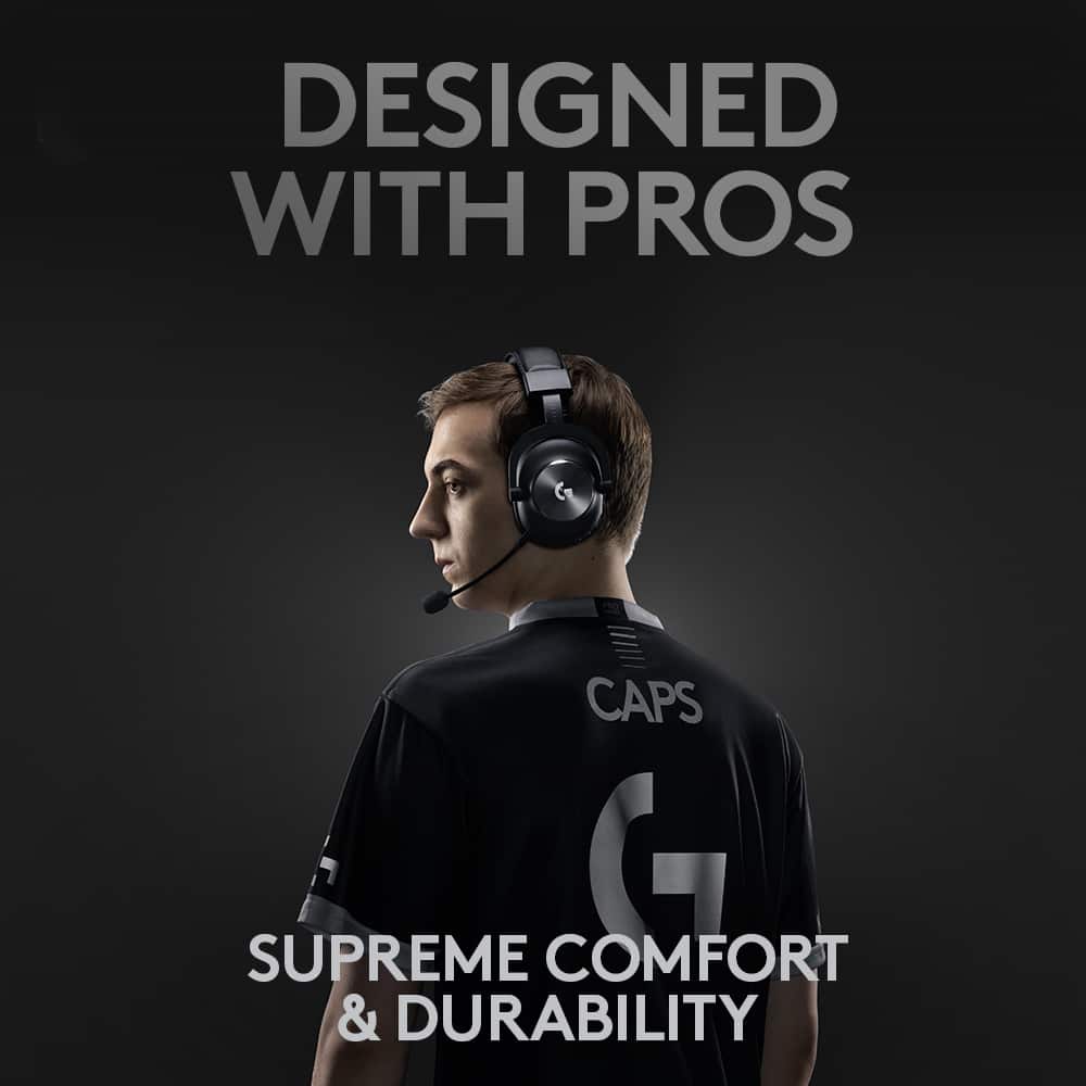Logitech - G PRO X Wireless Over-the-Ear Gaming Headset for Windows - Black
