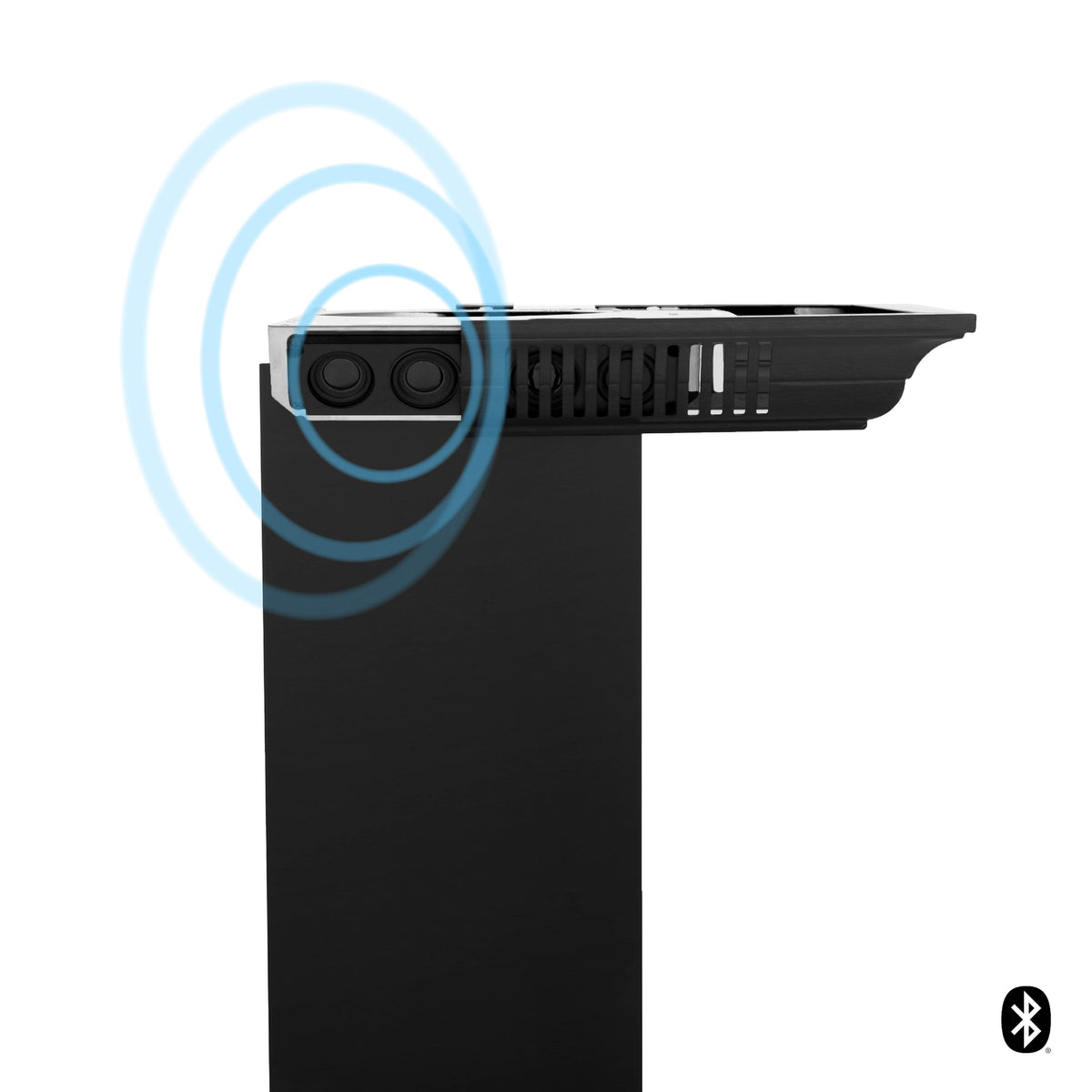 ZLINE - 42 inches - Externally Vented - Wall Range Hood - Black Stainless Steel