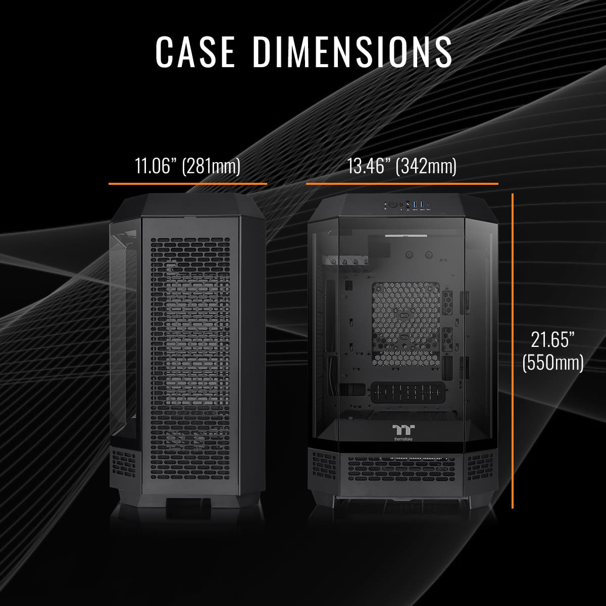 Thermaltake - LCGS Reactor 7897X Gaming Desktop AMD Ryzen 7 7800X3D 2025 32GB Memory Radeon RX 9070 XT 2TB SSD NVMe M.2 - Black