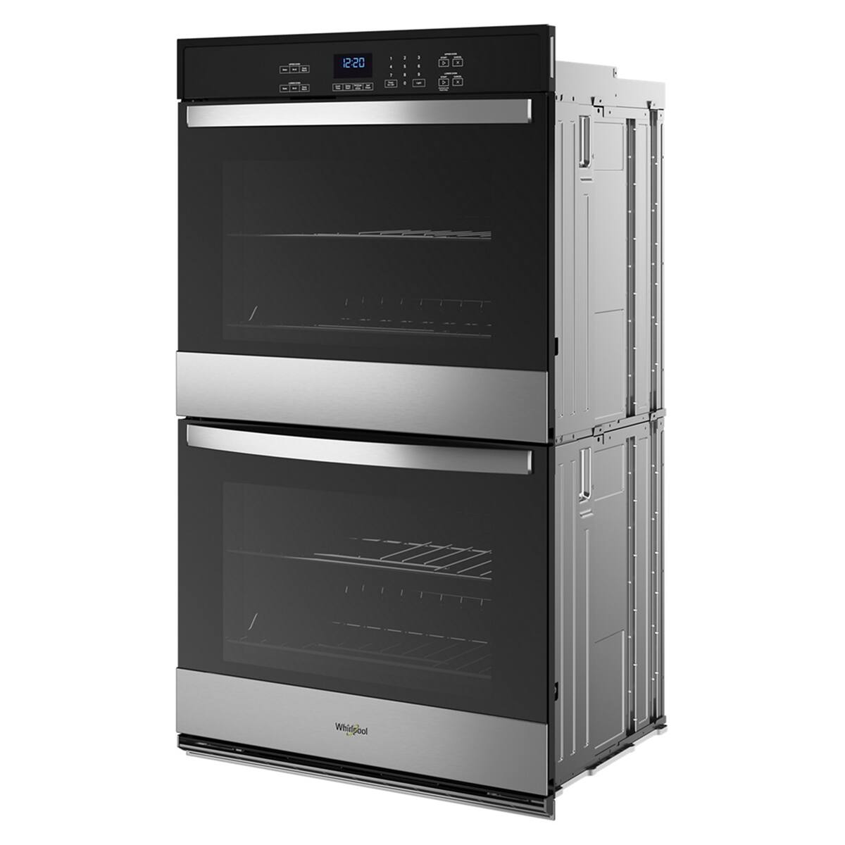 Whirlpool - 10.0 Total Cu. Ft. Double Self-Cleaning Wall Oven - Stainless Steel
