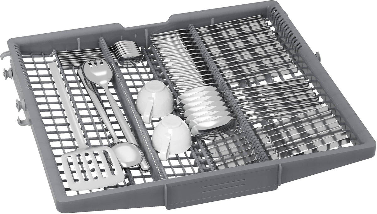 Bosch - 500 Series 24" Top Control Smart Built-In Stainless Steel Tub Dishwasher with 3rd Rack and AutoAir, 44 dBA - Stainless Steel