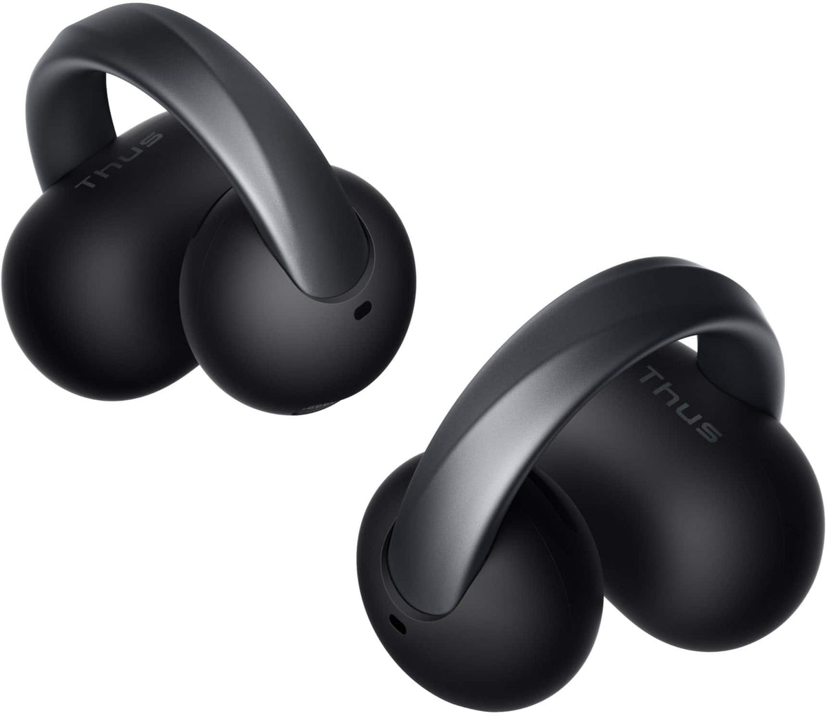 Anker - Soundcore AeroClip 2 Wireless Open-Ear Clip-On Bluetooth Earbuds - with Guinness Records-Certified Call Quality - Black