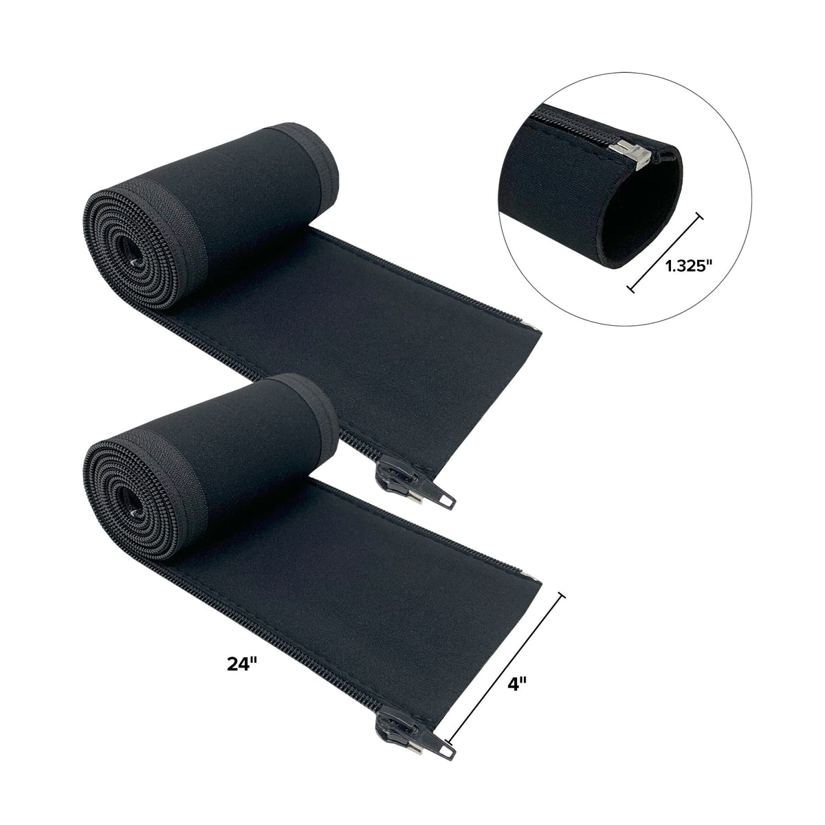 Wrap-It Storage - Cable Sleeve - Black